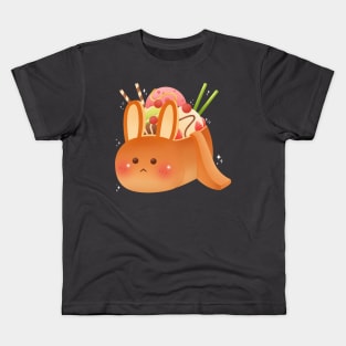 Bunny Toast Ice Cream Dessert Anxietea Kids T-Shirt